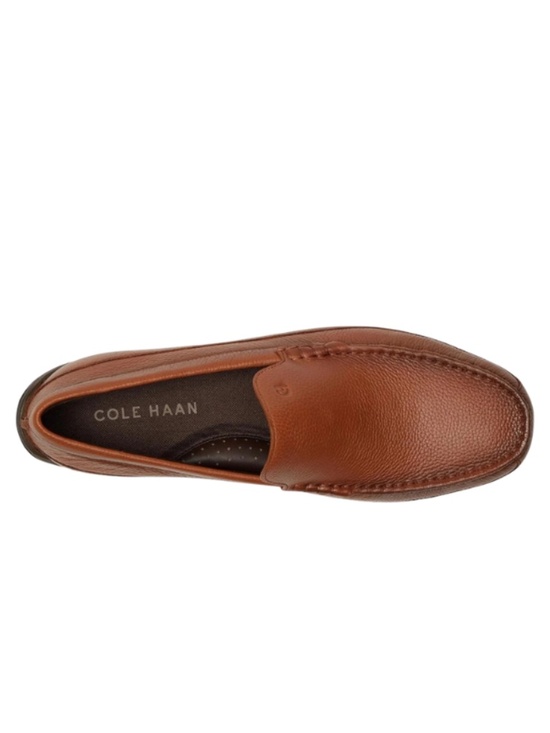 Mens Cole Haan Hill Grand Venetian Loafer in British Tan Leather. C41780